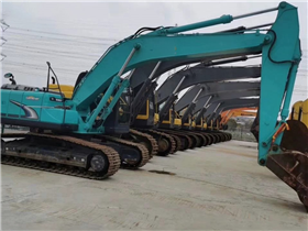 Used excavator