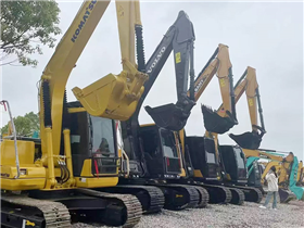 Used excavator