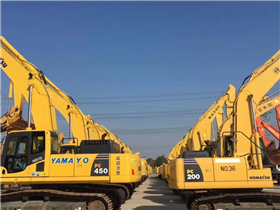 Used excavator