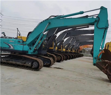 Used excavator