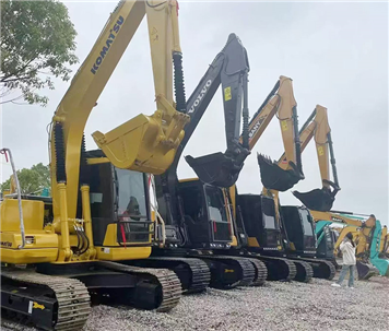 Used excavator