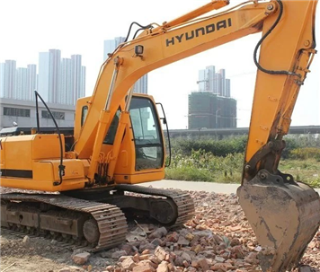 Used excavator