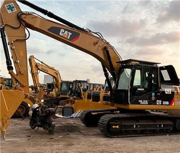 Used excavator