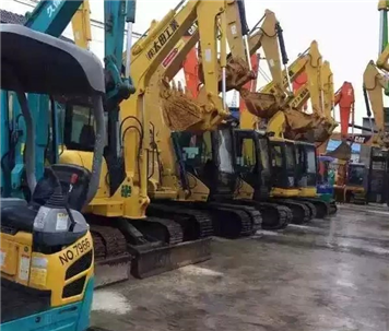 Used excavator
