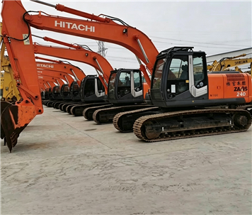 Used excavator