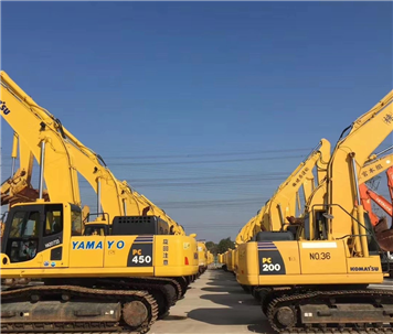 Used excavator