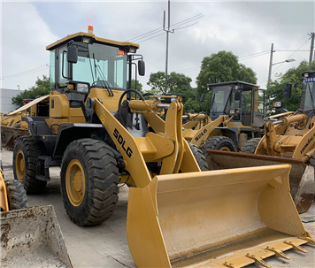 Used excavator
