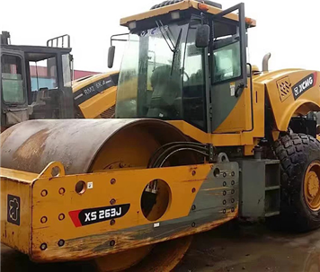 Used road roller